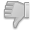 Thumb down grey