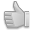 Thumb up grey
