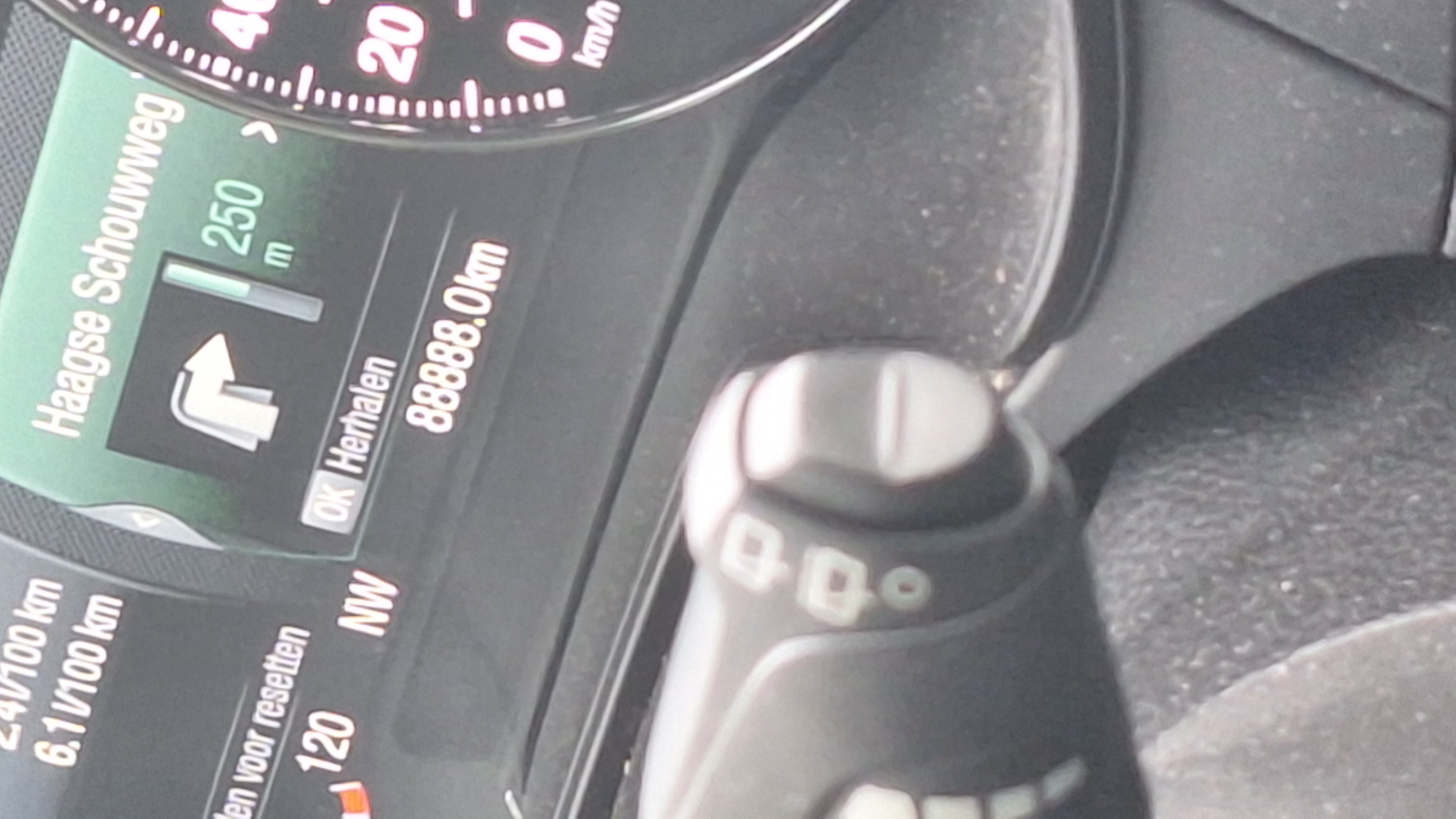 88888.8km on the counter