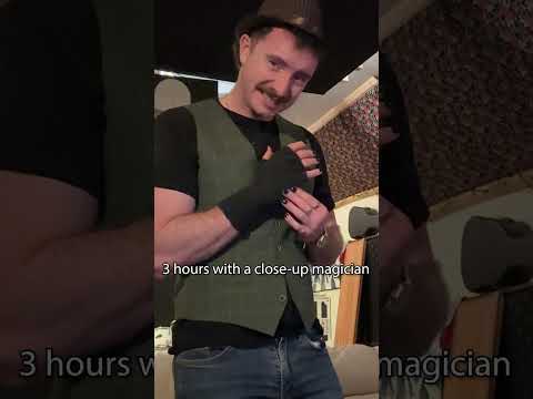 3 hours with a closeup magician - TOM CARDY